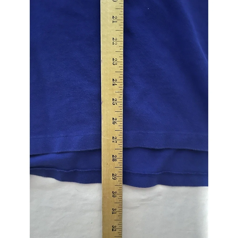 Ralph Lauren Big Pony Polo Shirt Men's Size Large Blue Short Sleeve Preppy